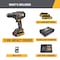 Caterpillar Cat 18V 1 FOR ALL 1/2 in. Cordless Drill/Driver with Brushless Motor and Two Batteries DX11 - alternate 4